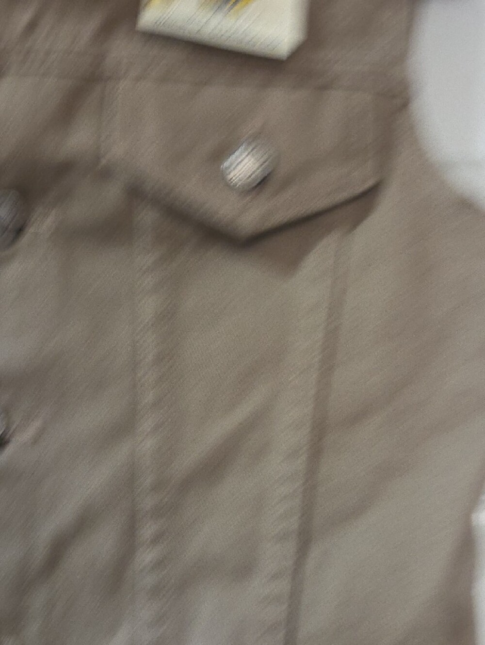 Unbranded Women's Tan Sleeveless Denim-Style Vest - Picture 6 of 7
